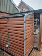 Te koop aangeboden complete voliere., Dieren en Toebehoren, Vogels | Hokken en Kooien, Ophalen, Gebruikt, Overige materialen, Volière