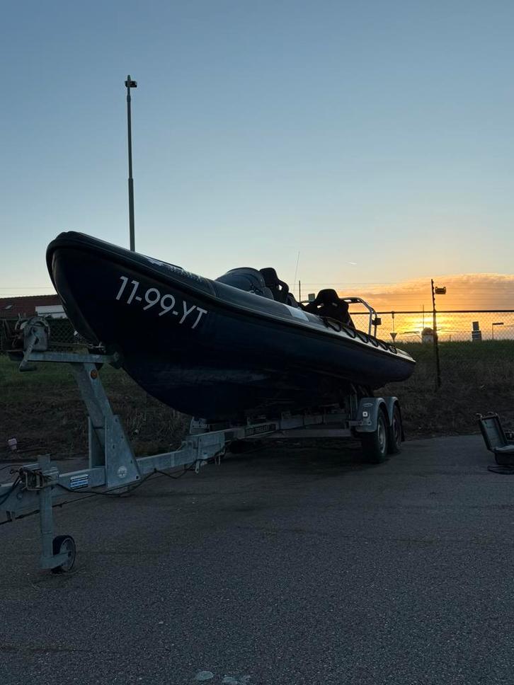 Osprey Seaharrier RIB, Watersport en Boten, Rubberboten, Gebruikt, Overige merken, Overige materialen, 200 pk of meer, Benzine