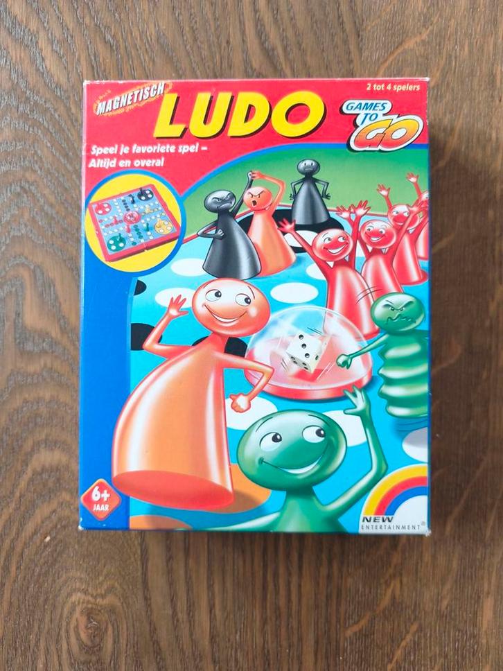 Mens Erger Je Niet - Reisspel - Ludo, Hobby en Vrije tijd, Gezelschapsspellen | Bordspellen, Zo goed als nieuw, Drie of vier spelers
