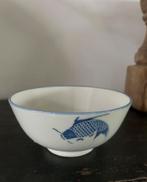 Chinese koi karper fish Rice Bowl oosters, Antiek en Kunst, Antiek | Schalen, Ophalen of Verzenden