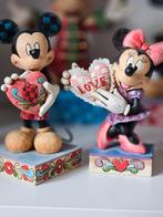 Mickey & Minnie Mouse Disney Traditions jim shore, Verzamelen, Disney, Ophalen of Verzenden, Mickey Mouse, Nieuw, Beeldje of Figuurtje