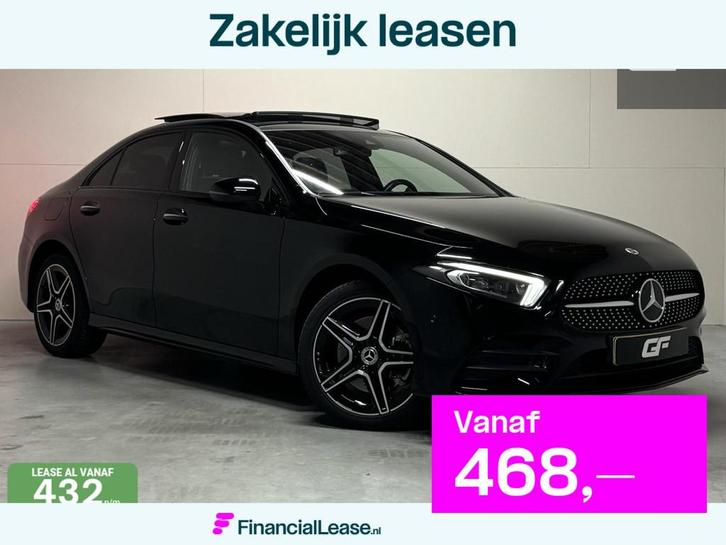 Mercedes A-klasse 250 e Limo AMG Night Pano Memory Sfeer Car, Auto's, Mercedes-Benz, Bedrijf, Lease, Financial lease, A-Klasse