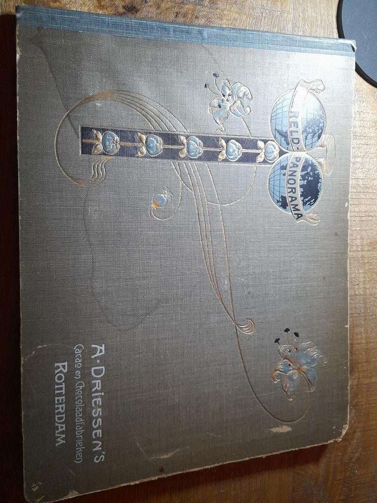 Oude Reclamealbum Cacao A. Driessen Rotterdam, Verzamelen, Ophalen of Verzenden, Voor 1920, Gelopen, Zuid-Holland