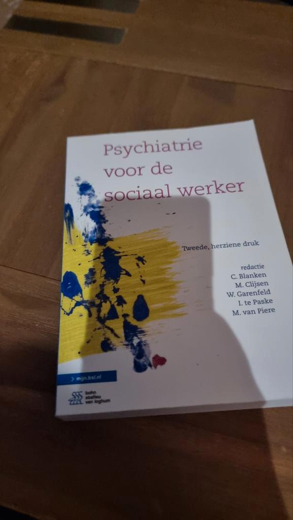 Psychiatrie voor de sociaal werker, Boeken, Psychologie, Gelezen, Overige onderwerpen, Ophalen of Verzenden