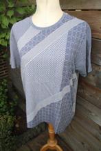 T-Shirt blauw/ ecru Ted Baker mt 6 (L) Vaste prijs AANBIEDIN, Blauw, Maat 42/44 (L), Ophalen of Verzenden, Zo goed als nieuw