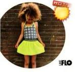 Dress like flo 164 zgan rok rokje geel gele neon fluor, Zo goed als nieuw, Jurk of Rok, Dress like flo, Verzenden