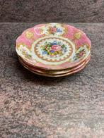 Royal Albert Lady Carlyle gebaksbordjes, Ophalen, Zo goed als nieuw, Bord(en), Overige stijlen