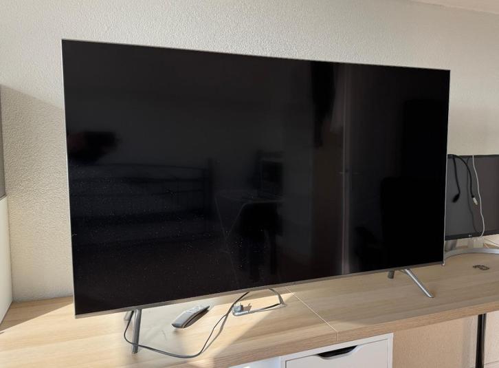 Samsung QE55Q6F (2018) Zilver QLED TV, Audio, Tv en Foto, Televisies, Zo goed als nieuw, QLED, 100 cm of meer, 4k (UHD), Samsung