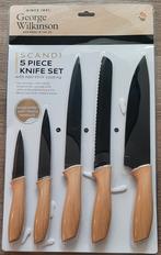 5 delig messenset, Ophalen, Nieuw, Rvs of Chroom