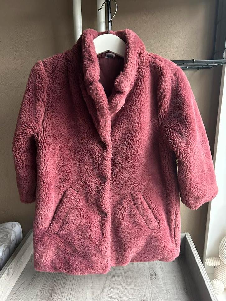 Donkerroze meisjesjas – Zeeman (maat 98/104), Kinderen en Baby's, Kinderkleding | Maat 98, Gebruikt, Meisje, Jas, Ophalen of Verzenden