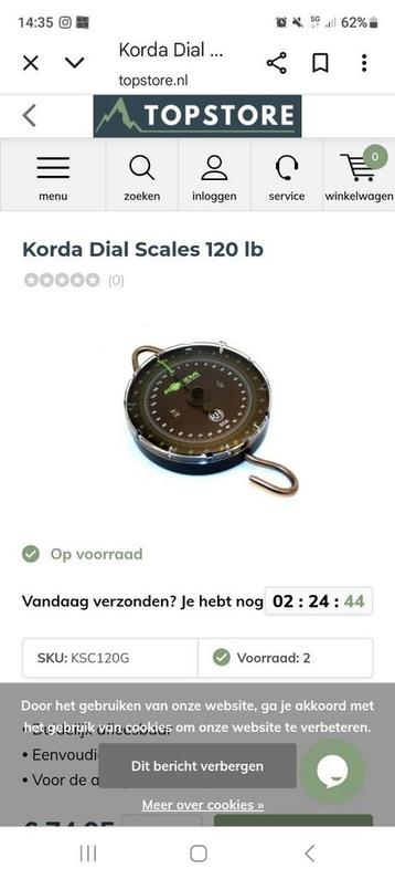 Korda weegschaal  beschikbaar voor biedingen