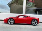 1:18 Ferrari 458 Italia rood 2010 Hotwheels Elite / JJTOP, Hobby en Vrije tijd, Modelauto's | 1:18, Ophalen of Verzenden, Zo goed als nieuw