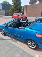 Peugeot 206cc 1.6 16V Blauw, Auto's, Peugeot, Voorwielaandrijving, Zwart, 4 cilinders, Cabriolet