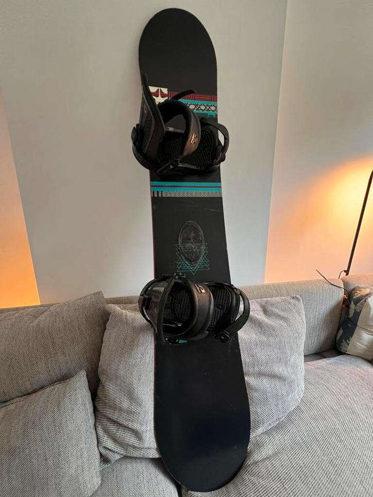 Snowboard Rome Tour 150 + Union Force Bindings, Sport en Fitness, Snowboarden, Gebruikt, Board, Ophalen