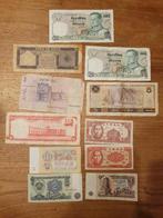 Diverse biljetten,diverse landen waaronder 1/2 pound Libië!, Ophalen of Verzenden, Midden-Oosten