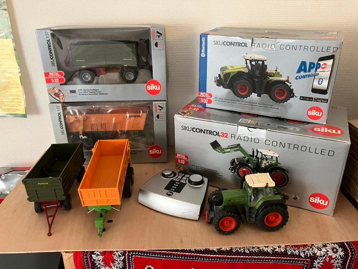 partij siku control siku 1:32, Hobby en Vrije tijd, Modelauto's | 1:32, Gebruikt, Tractor of Landbouw, SIKU, Ophalen of Verzenden