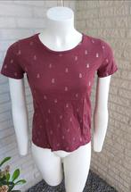 Paars shirt met ananassen maat S, Daphnea, Paars, Ophalen of Verzenden, Zo goed als nieuw