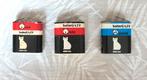 3 platte Witte Kat batterijen 4,5V '70er jaren, Verzamelen, Merken en Reclamevoorwerpen, Ophalen of Verzenden, Zo goed als nieuw