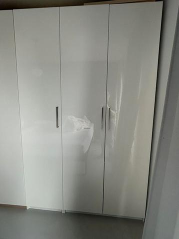 3 deuren IKEA Pax kast hoogglans wit 50*229