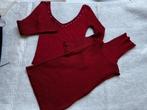 Tweedelig setje, topje en trui met studs, rood, M, Ophalen of Verzenden, Nieuw, Maat 38/40 (M), Rood