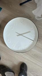 Karlsson Witte Wandklok - Stijlvol Design, Ophalen, Gebruikt, Analoog, Wandklok