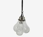 Mooie hanglamp incl. lichtbronnen, Huis en Inrichting, Lampen | Hanglampen, Ophalen, Gebruikt, Glas, Minder dan 50 cm