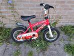 Cars fiets 12 inch, Fietsen en Brommers, Fietsen | Kinderfietsjes, Ophalen, Gebruikt, Minder dan 16 inch, Zijwieltjes