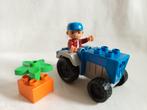 Duplo Lego Ville tractorpret 4969 blauwe tractor met boer, Ophalen of Verzenden, Zo goed als nieuw, Duplo