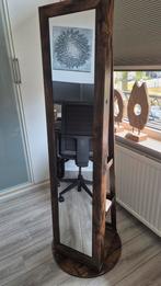 Sieradenkast, Spiegelkast en Passpiegel (spiegel is stuk), Huis en Inrichting, Kasten | Vitrinekasten, Ophalen, Nieuw