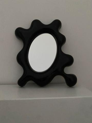 Vintage IKEA zwarte Tunga wandspiegel - spiegel (1996) beschikbaar voor biedingen