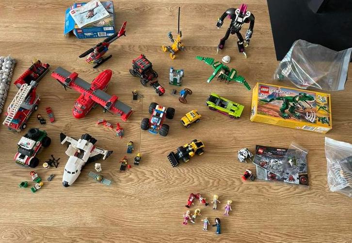 Partij lego oa city, Kinderen en Baby's, Speelgoed | Duplo en Lego, Gebruikt, Lego, Losse stenen, Ophalen of Verzenden