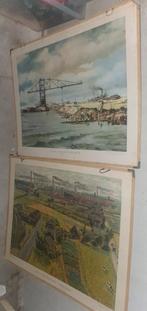Oude Schoolplaten - Industrie en Haven, Ophalen, Stad- en Dorpsgezichten