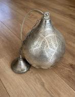 Oosterse hanglamp zilver, Huis en Inrichting, Lampen | Hanglampen, Ophalen of Verzenden, Zo goed als nieuw, Metaal, Minder dan 50 cm