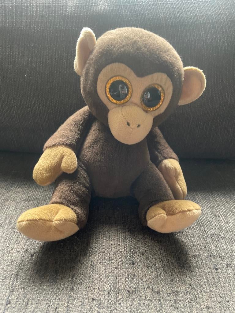 Aap Knuffel - Ty Beanie Boos, Ophalen of Verzenden, Zo goed als nieuw, Overige typen