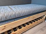 Dubbel logeerbed incl matrassen, Huis en Inrichting, Ophalen, Verstelbaar, 90 cm, Eenpersoons