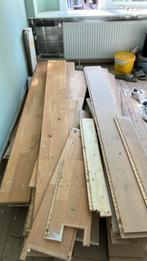 Parket Vloerdelen- eiken & beuken toplaag, Ophalen, Gebruikt, Hout
