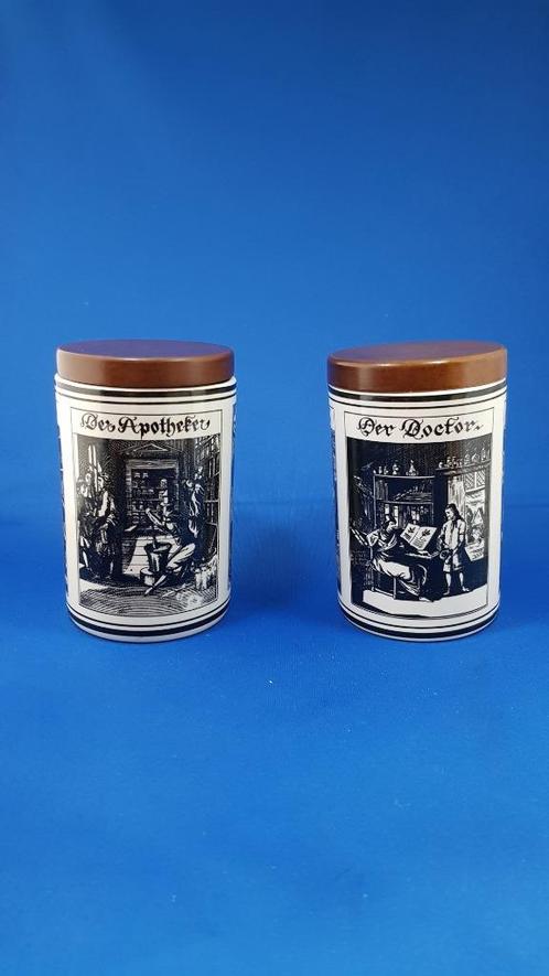 2 vintage Apothekerspotten UKW Dehme. 4A32, Antiek en Kunst, Antiek | Keukenbenodigdheden, Ophalen of Verzenden