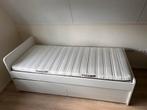 Ikea SLÄKT bed, met onderbed en lades, 90x200, Huis en Inrichting, 90 cm, Eenpersoons, Wit, Ophalen of Verzenden