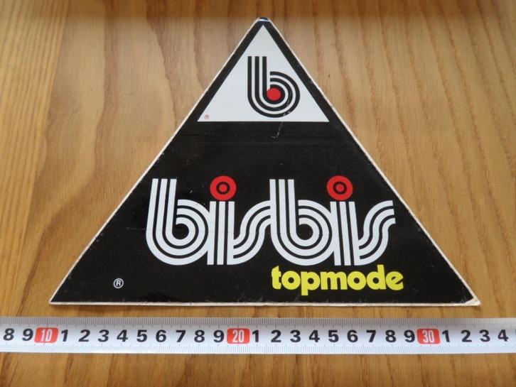 sticker BISBIS Topmode *, Verzamelen, Stickers, Zo goed als nieuw, Bedrijf of Vereniging, Ophalen