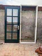 Hardhouten Tuindeur / Schuurdeur, Ophalen, Gebruikt, 80 tot 100 cm, Buitendeur