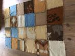 Wollen patchwork kleed van dekens 1.18 x 1.80, Crème, Ophalen of Verzenden, Zo goed als nieuw, Rechthoekig