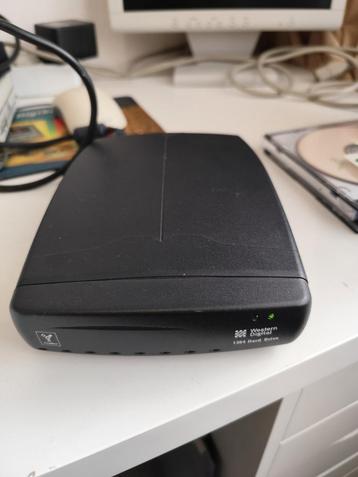 Vintage WD FireWire Harde schijf behuizing met stroomadapter beschikbaar voor biedingen