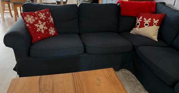 Blauwe Ikea hoekbank  ektorp - afbeelding 6