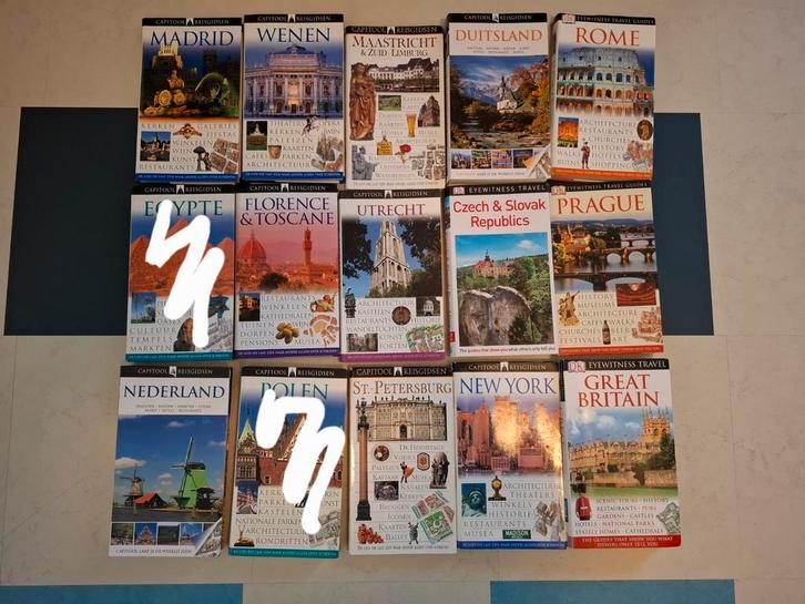 Capitool reisgidsen (13 stuks), Boeken, Reisgidsen, Zo goed als nieuw, Reisgids of -boek, Europa, Capitool, Ophalen of Verzenden