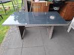 Garden impressions wicker tuintafel, Ophalen, Zo goed als nieuw, Rechthoekig, Wicker