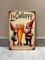 Mancave Bar Café Wanddecoratie metalen bordje La Chouffe, Verzamelen, Merken en Reclamevoorwerpen, Ophalen of Verzenden, Zo goed als nieuw