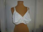 Bh zonder beugels maat 90DD, Verzenden, Wit, BH