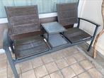 GRATIS afhalen tuinbankje 2 personen, Tuin en Terras, Tuinsets en Loungesets, Ophalen, Gebruikt