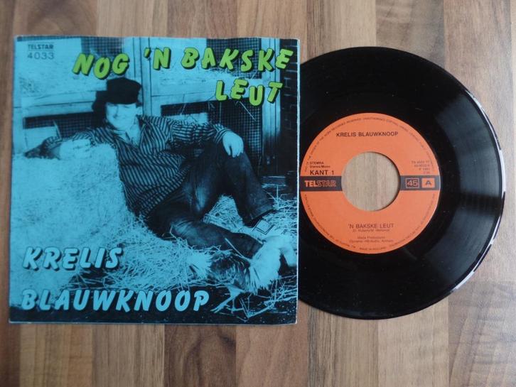 single Krelis Blauwknoop – 'N Bakske Leut, Cd's en Dvd's, Vinyl Singles, Gebruikt, Single, Nederlandstalig, 7 inch, Ophalen of Verzenden