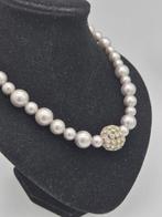 Mooie ketting parels 925 Atelier MHH, Verzenden, Gebruikt, Zilver, Zilver